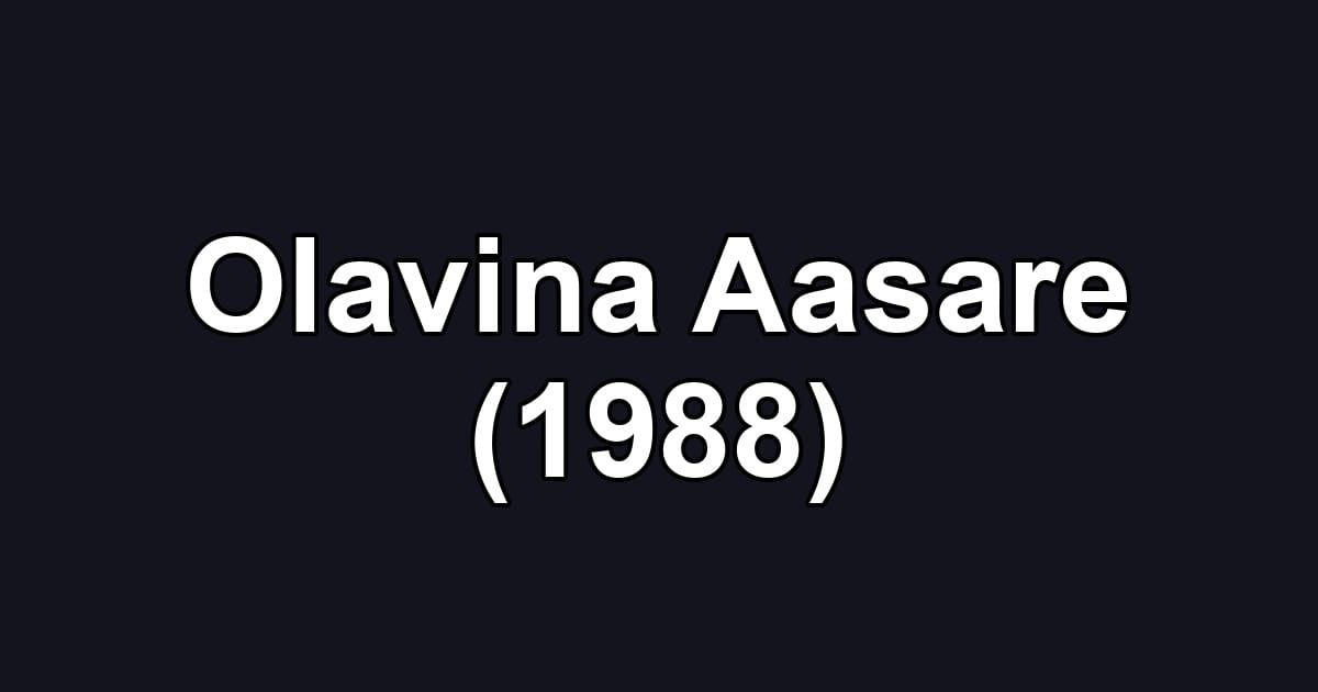 Olavina Aasare (1988)