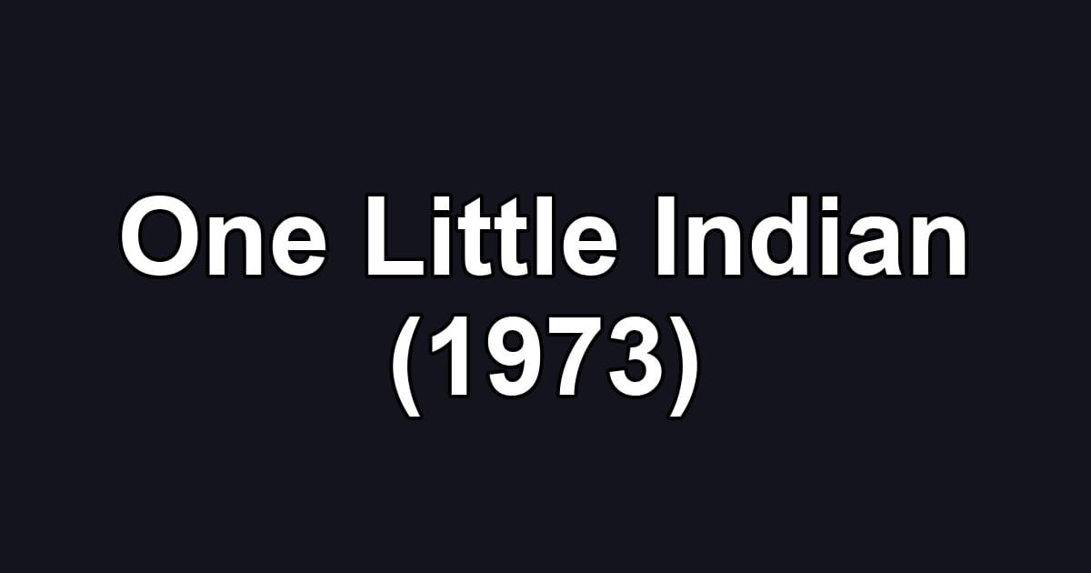 One Little Indian (1973)