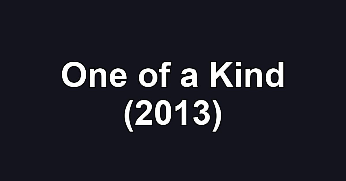 One of a Kind (2013)