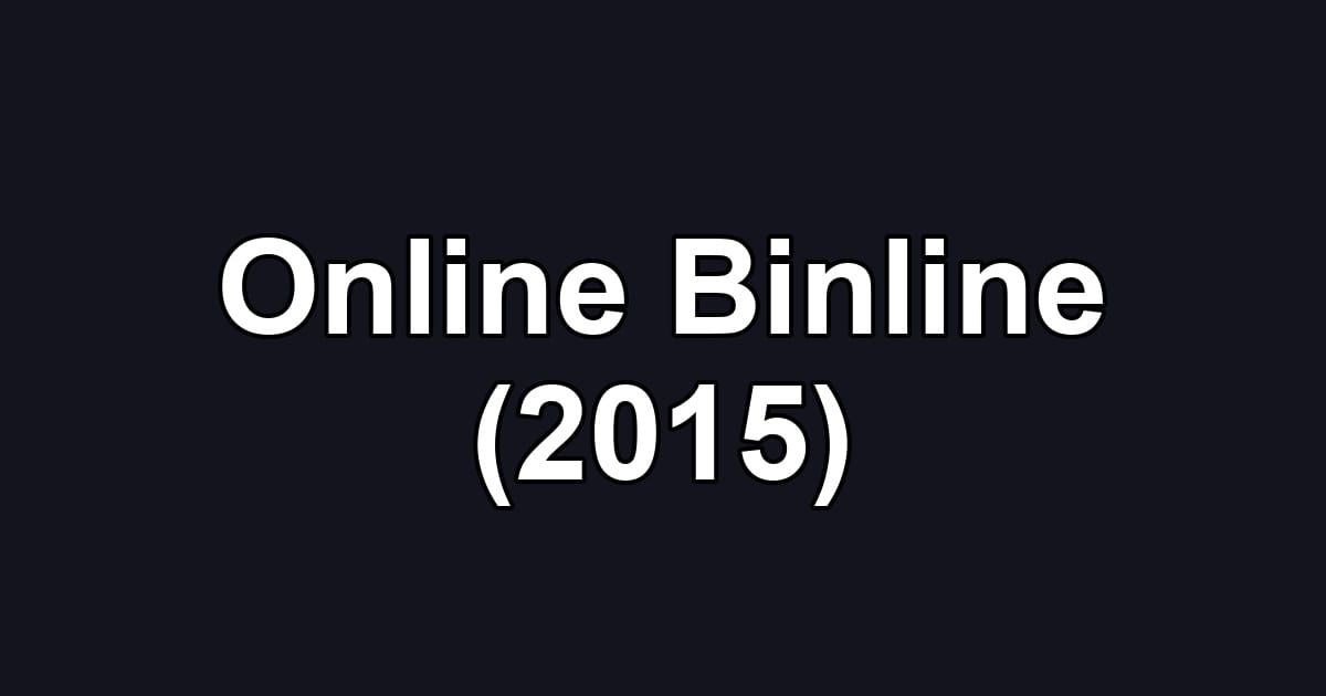 Online Binline (2015)