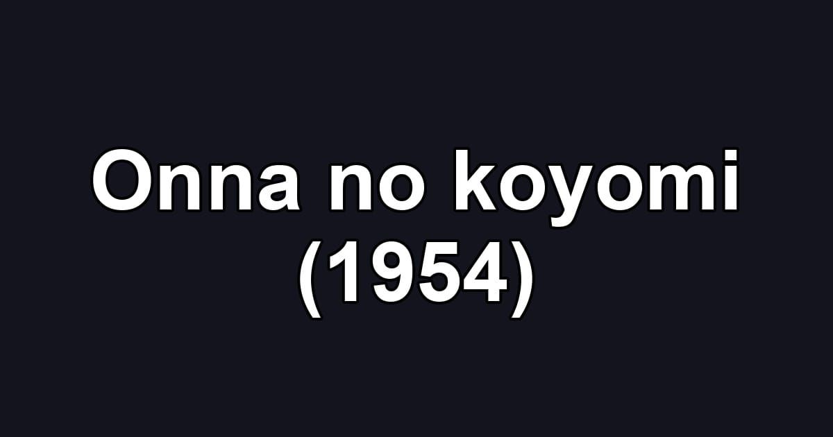 Onna no koyomi (1954)
