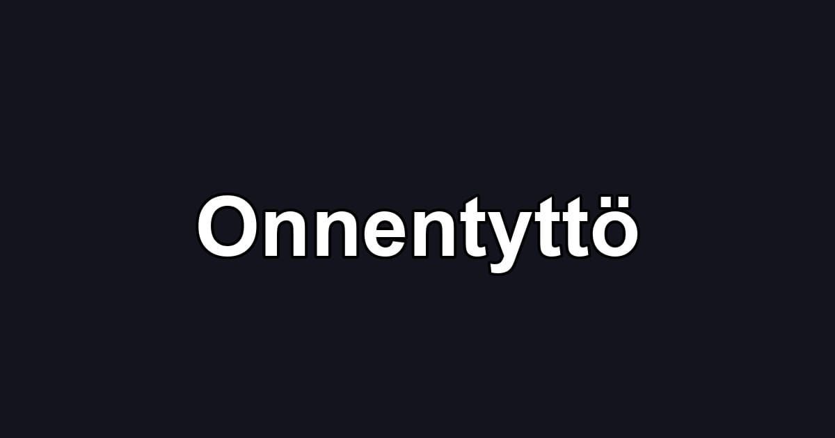 Onnentyttö
