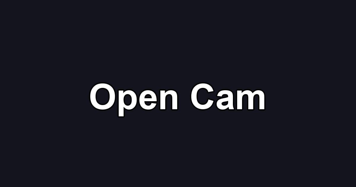 Open Cam