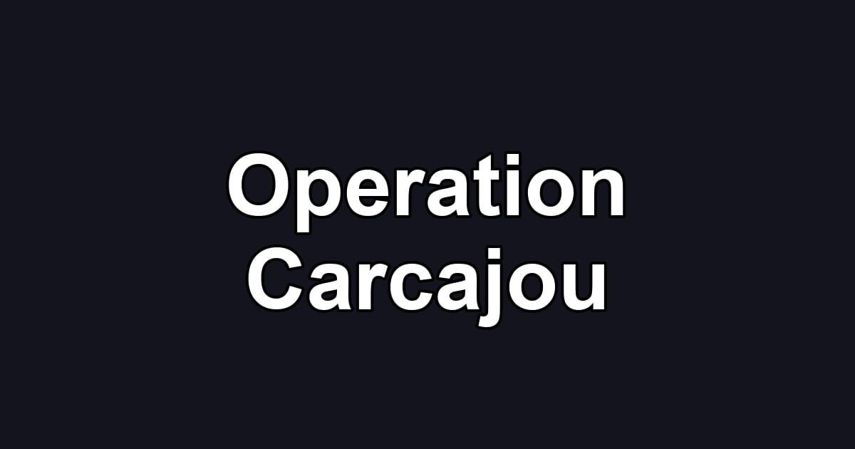 Operation Carcajou