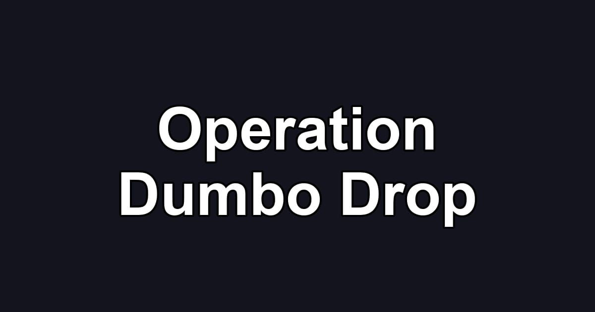 Operation Dumbo Drop