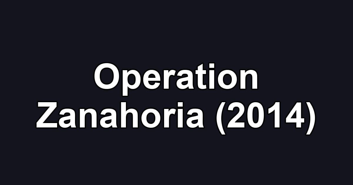Operation Zanahoria (2014)