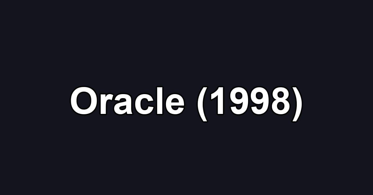 Oracle (1998)