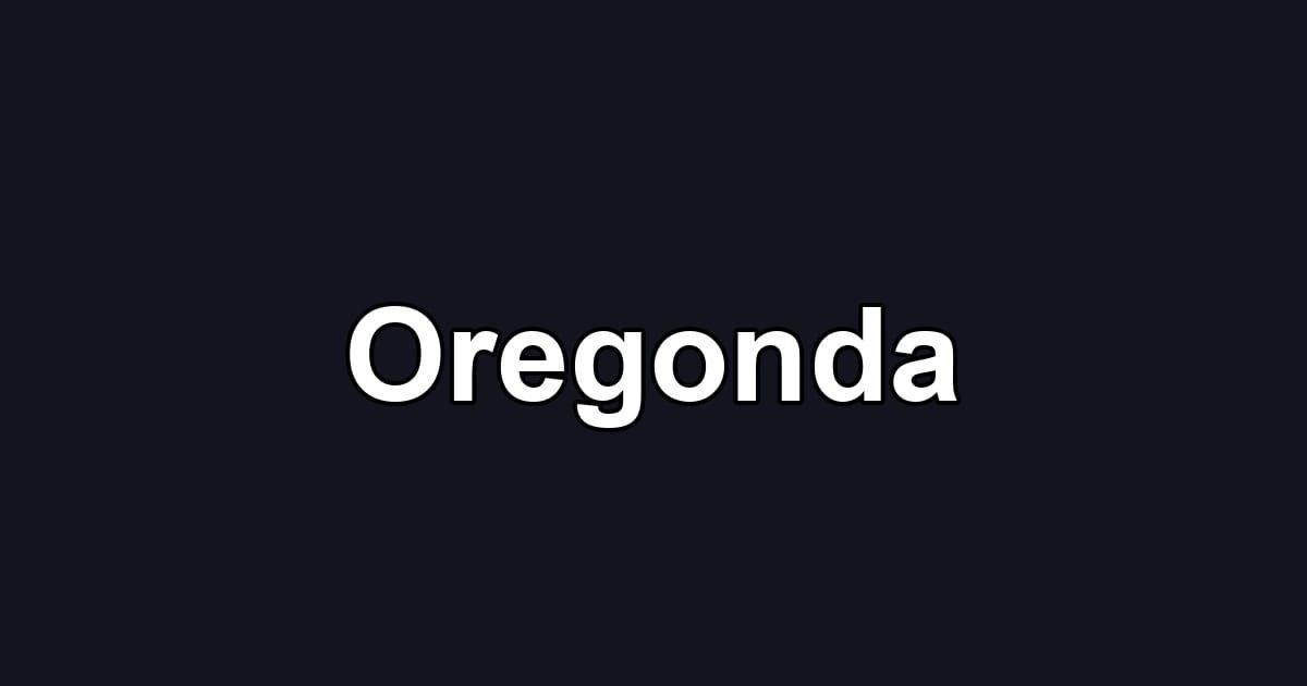 Oregonda