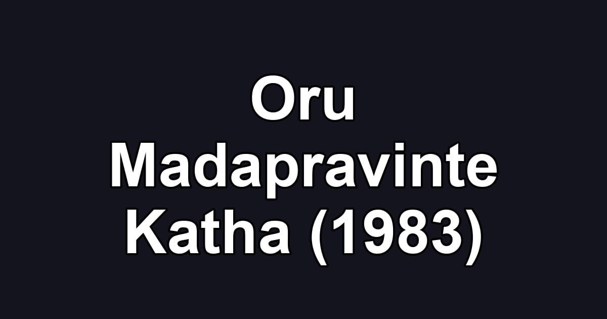 Oru Madapravinte Katha (1983)