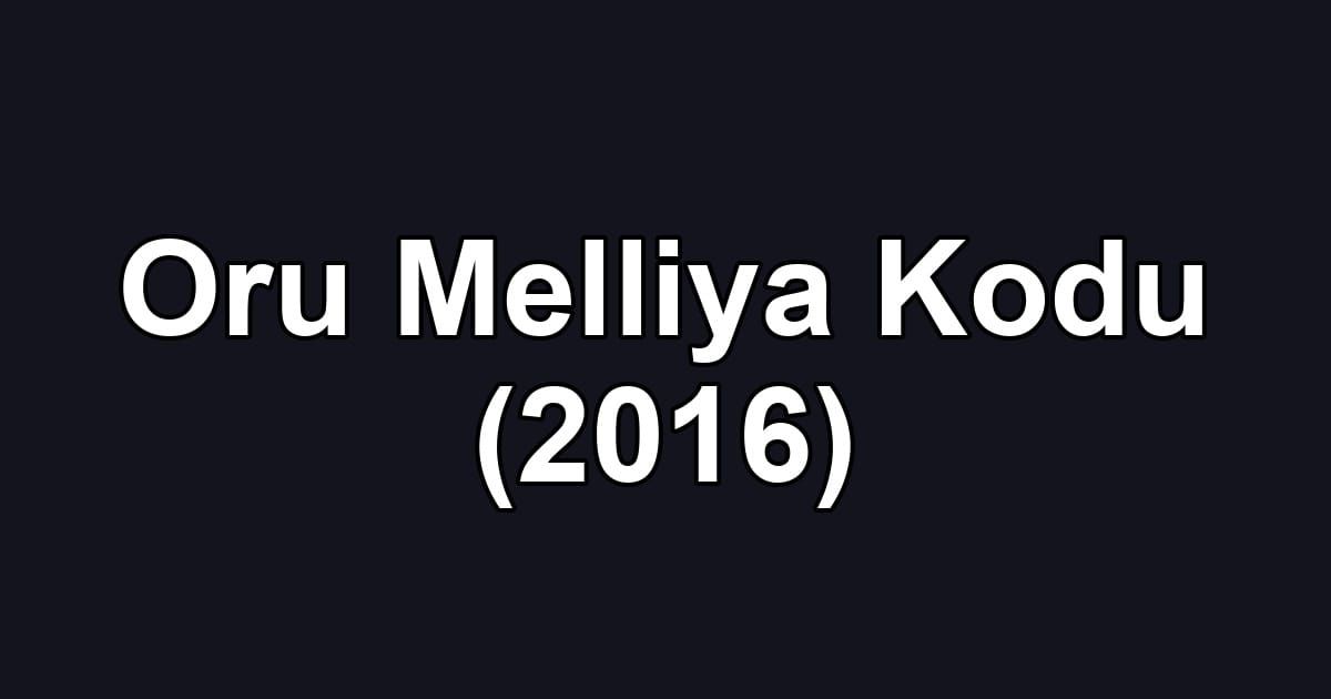 Oru Melliya Kodu (2016)