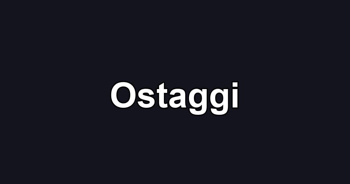 Ostaggi