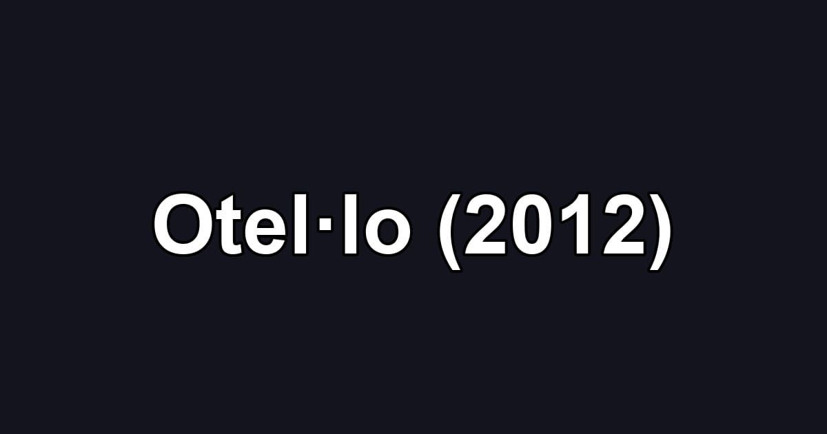 Otel·lo (2012)