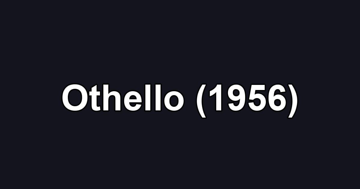 Othello (1956)