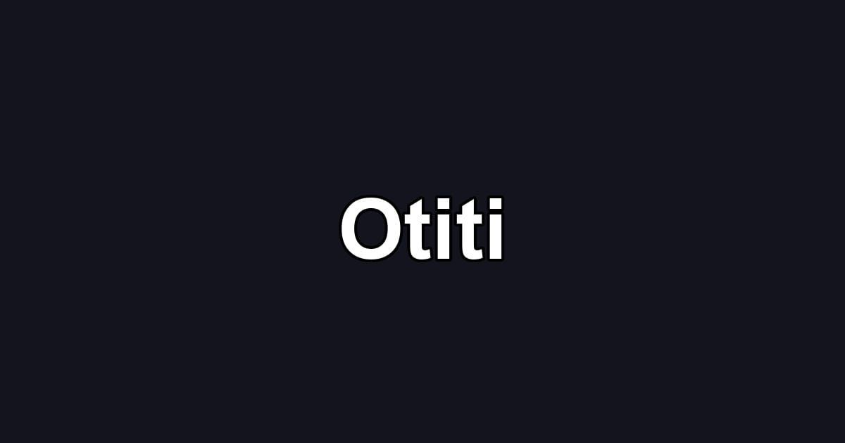 Otiti