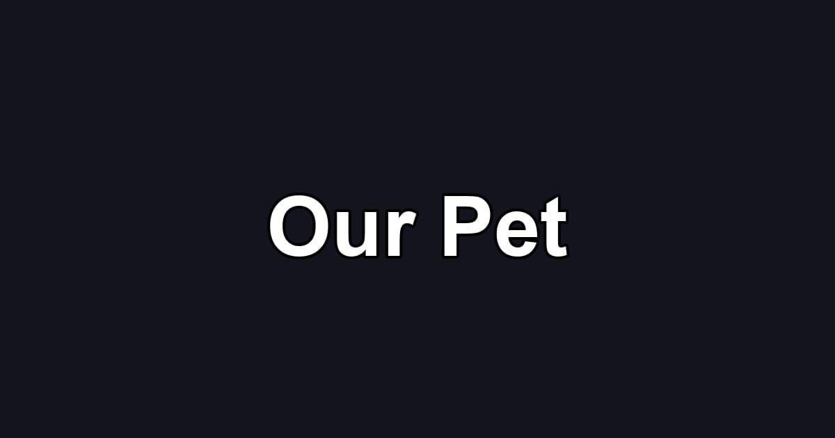 Our Pet