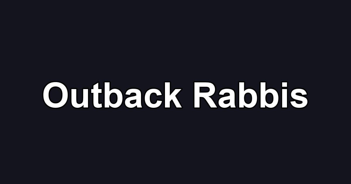Outback Rabbis