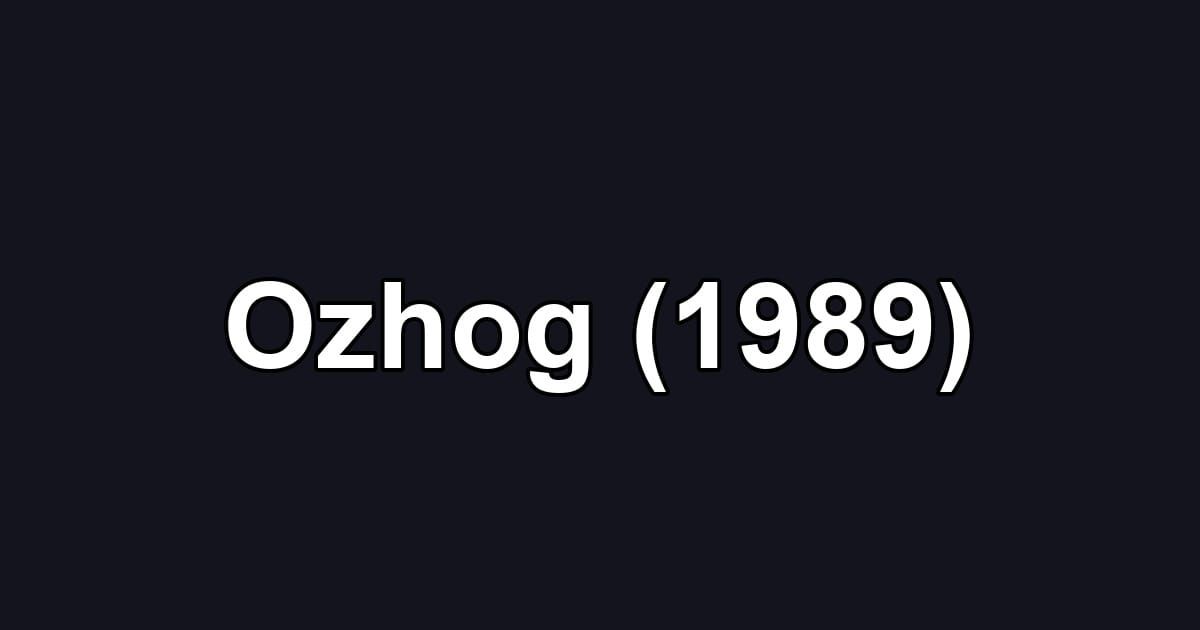 Ozhog (1989)