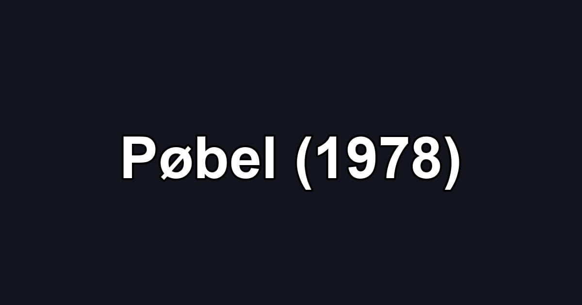 Pøbel (1978)