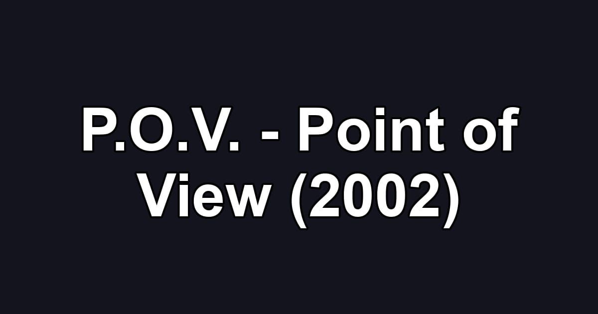 P.O.V. - Point of View (2002)
