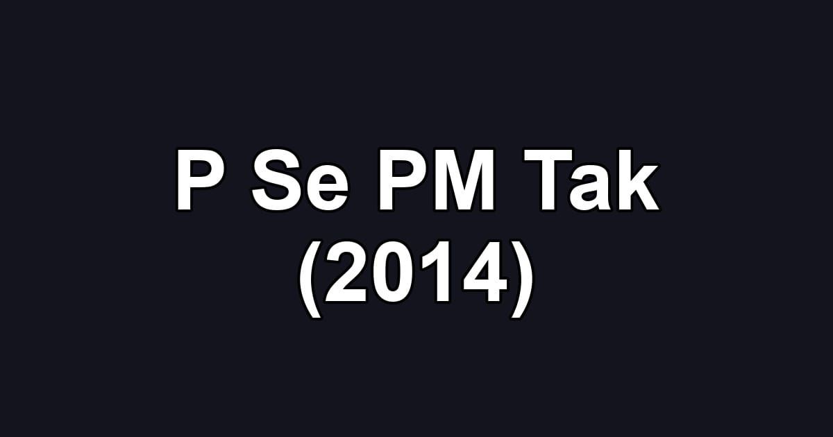 P Se PM Tak (2014)