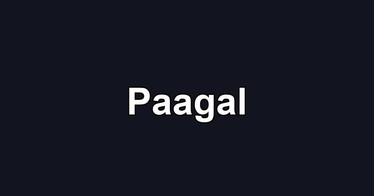 Paagal