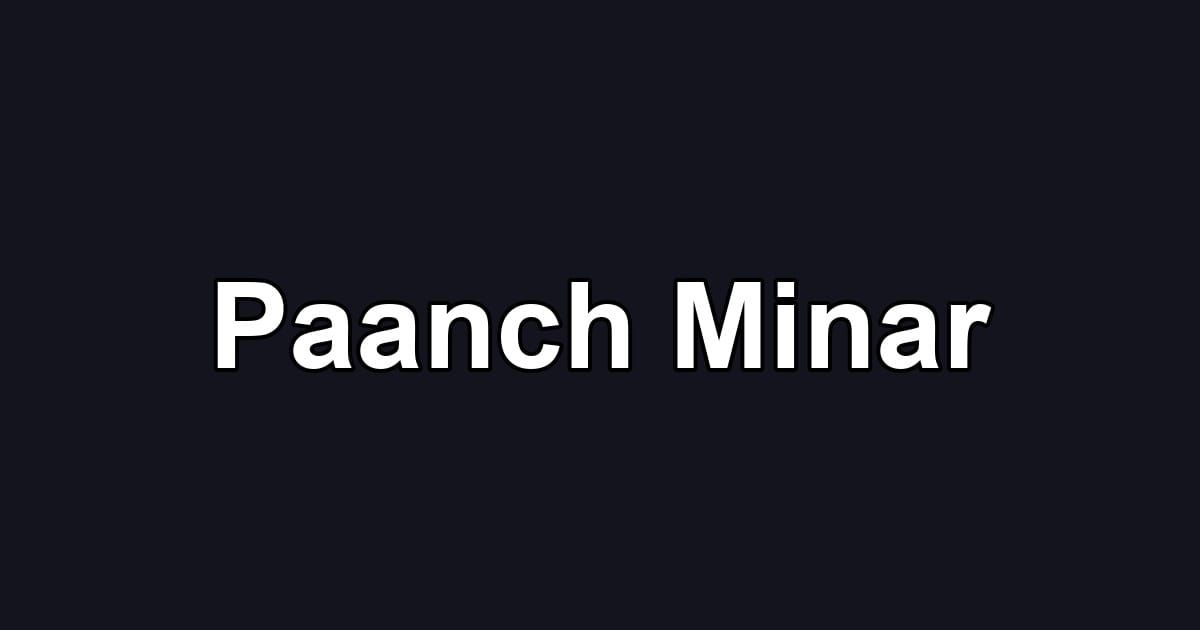 Paanch Minar