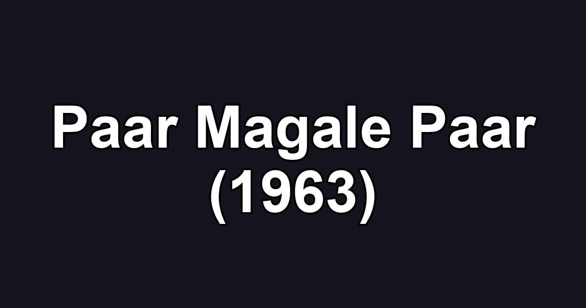 Paar Magale Paar (1963)
