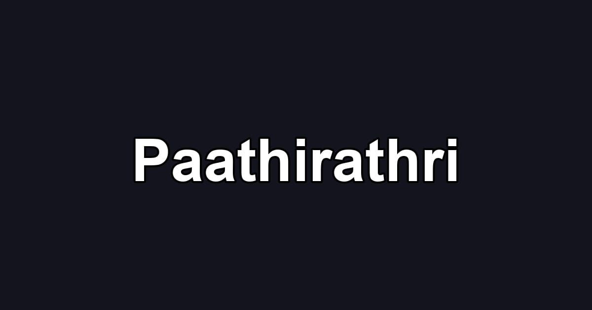 Paathirathri