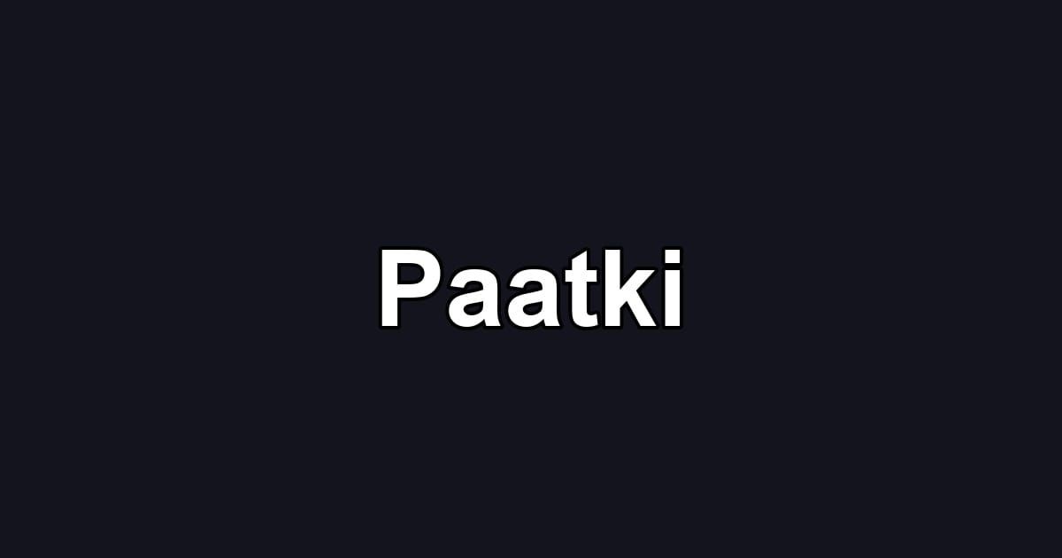 Paatki