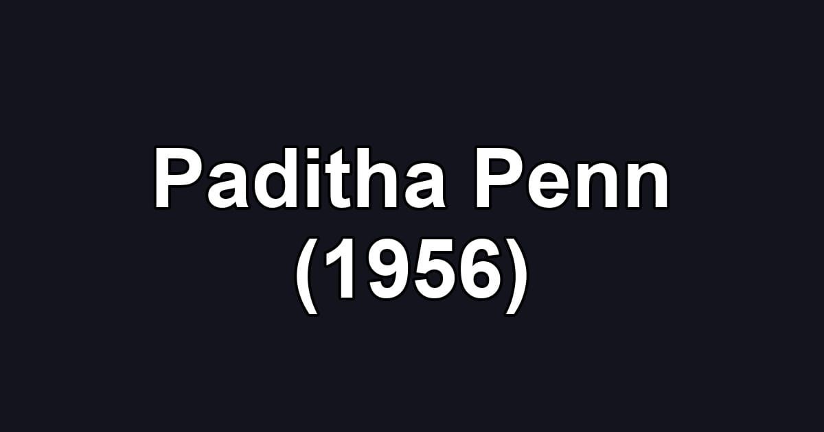 Paditha Penn (1956)