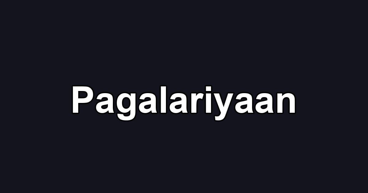 Pagalariyaan