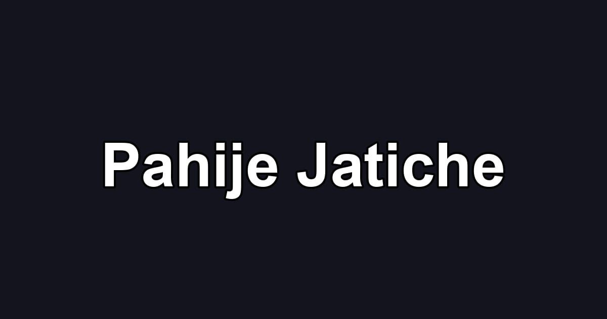 Pahije Jatiche