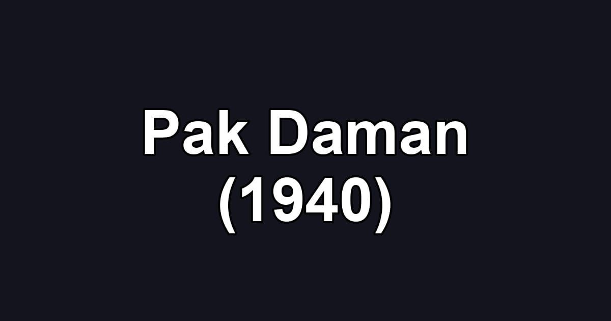 Pak Daman (1940)