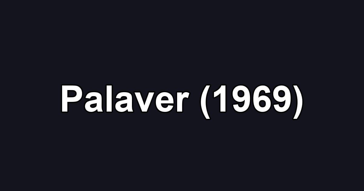 Palaver (1969)