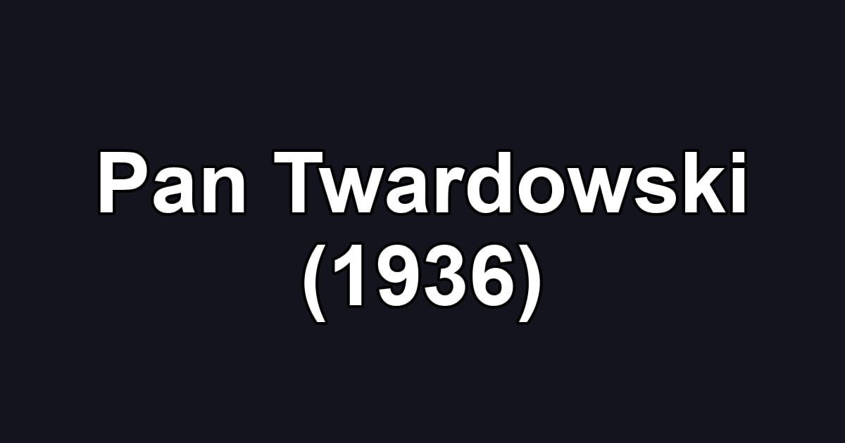 Pan Twardowski (1936)
