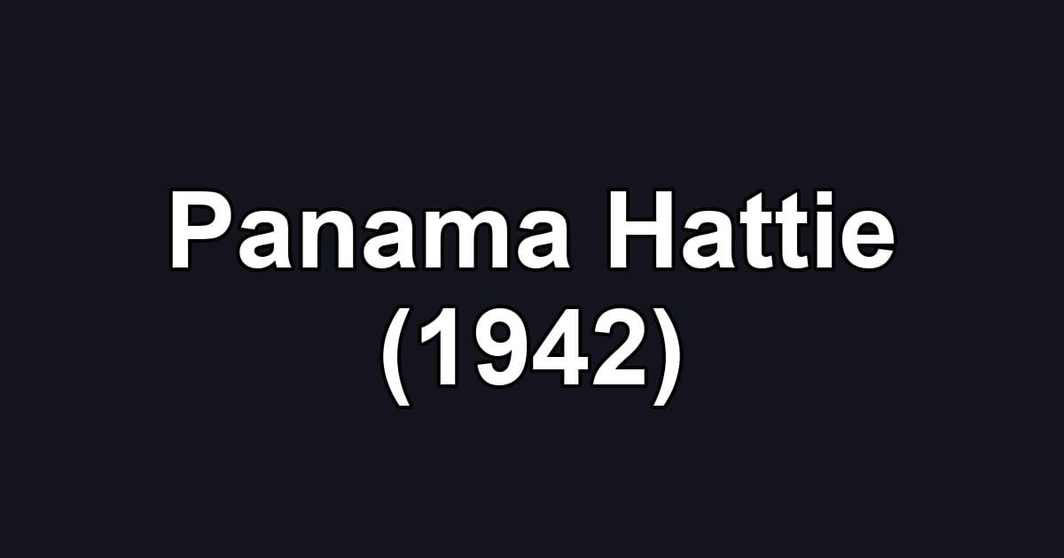 Panama Hattie (1942)