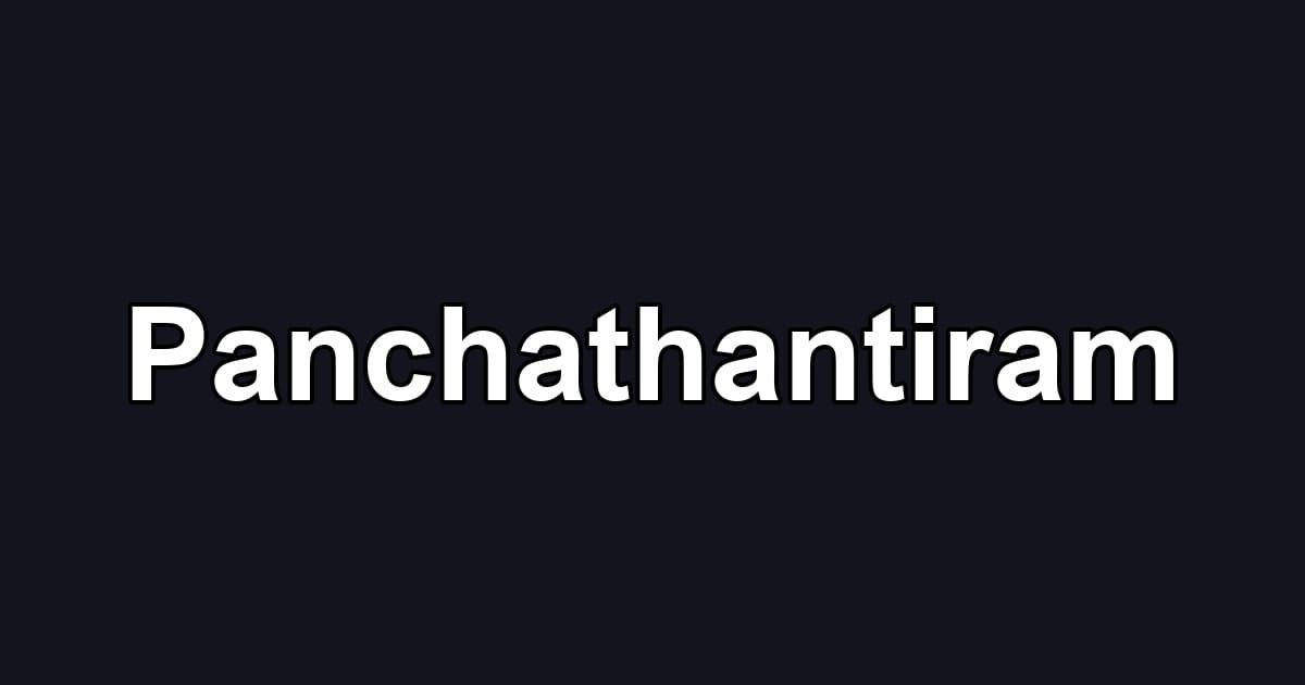 Panchathantiram