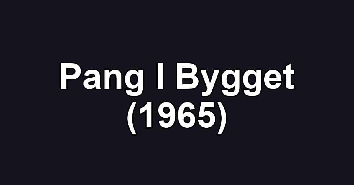 Pang I Bygget (1965)