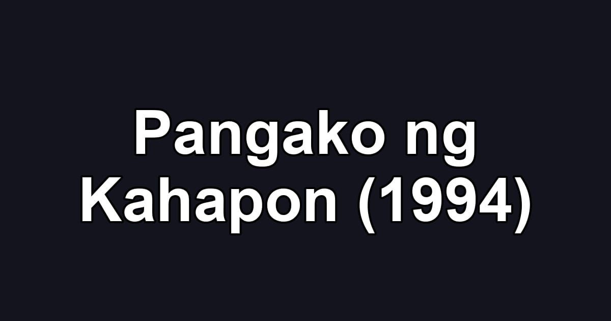 Pangako ng Kahapon (1994)