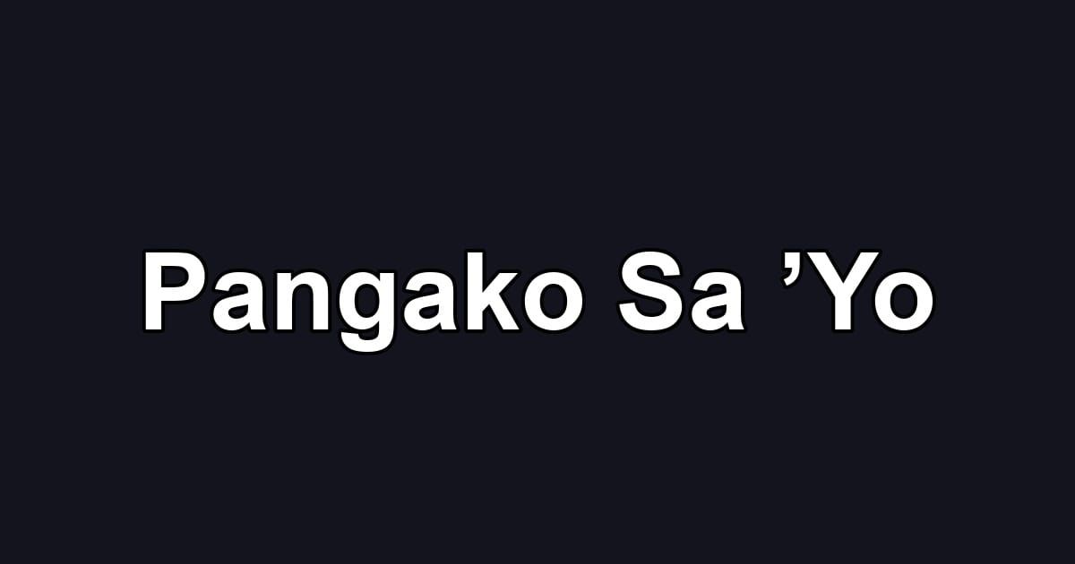 Pangako Sa ’Yo