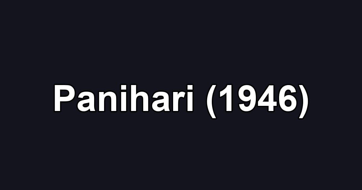 Panihari (1946)