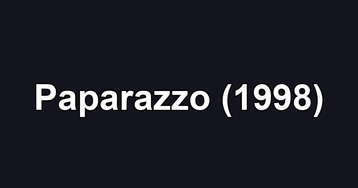 Paparazzo (1998)
