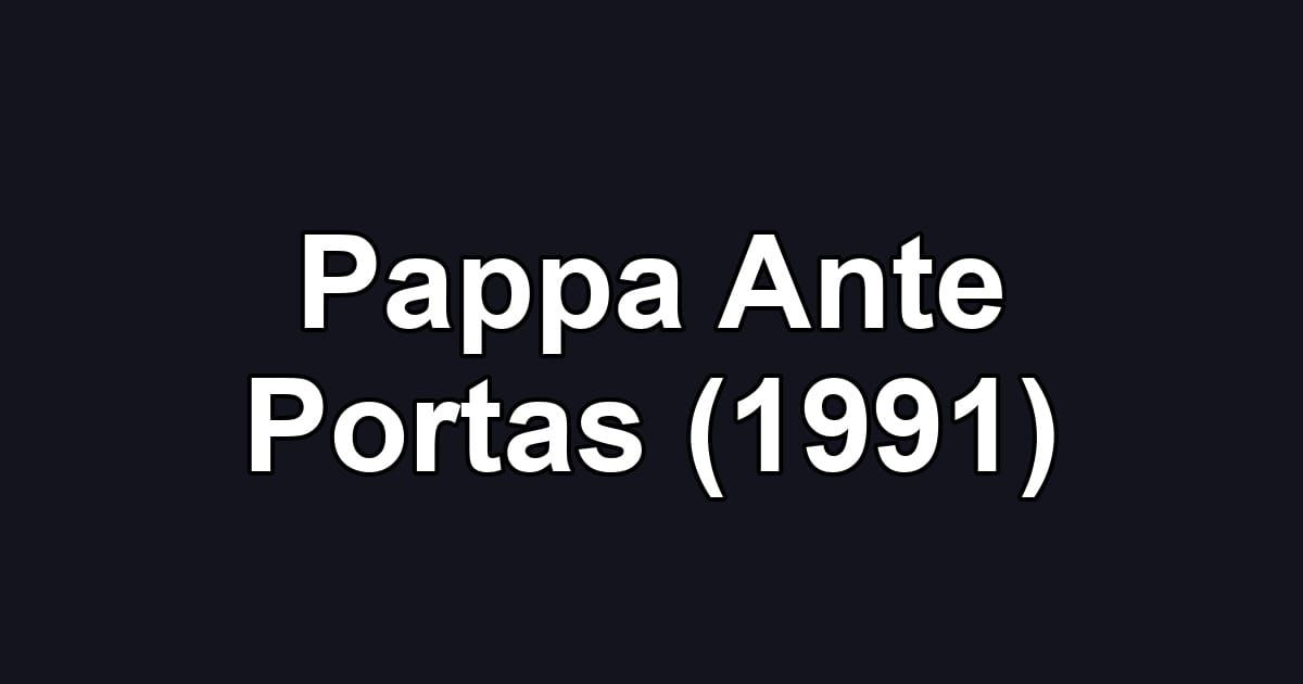 Pappa Ante Portas (1991)