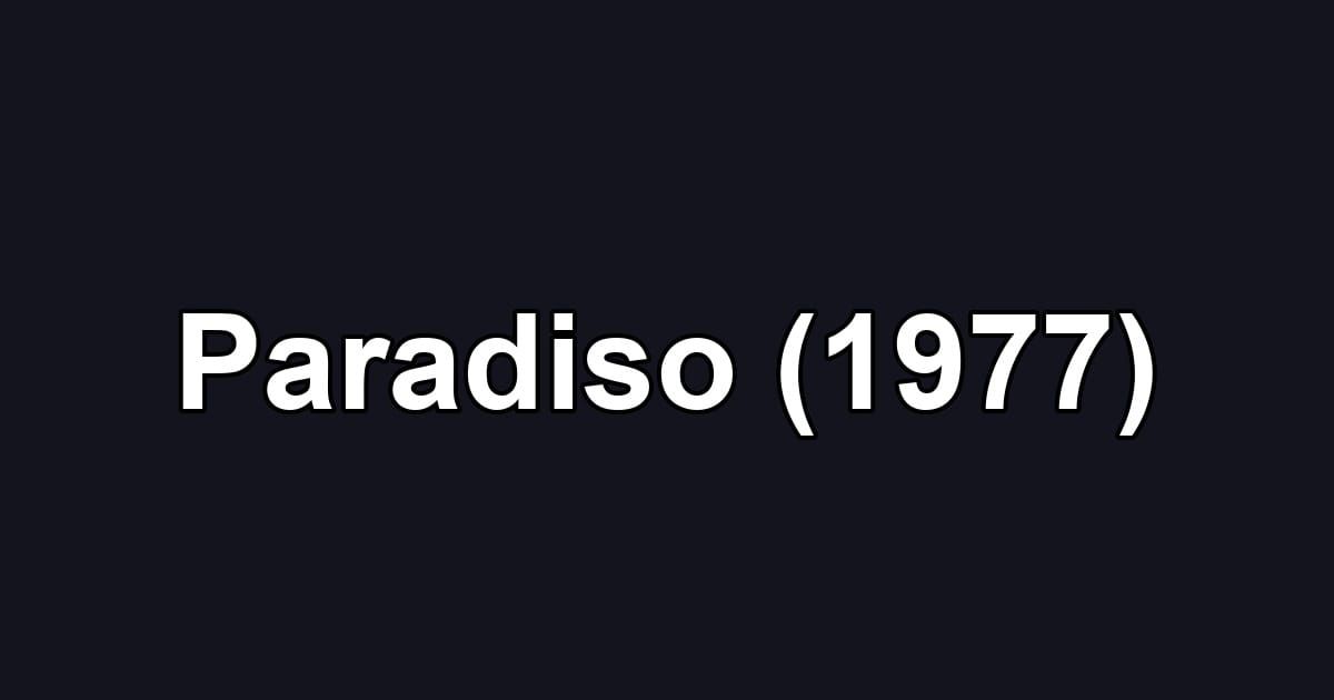 Paradiso (1977)