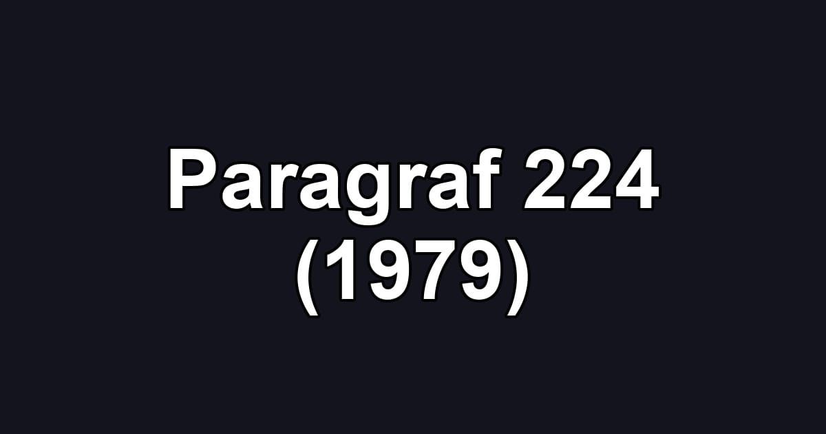 Paragraf 224 (1979)