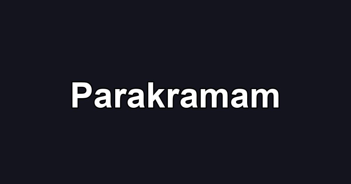 Parakramam