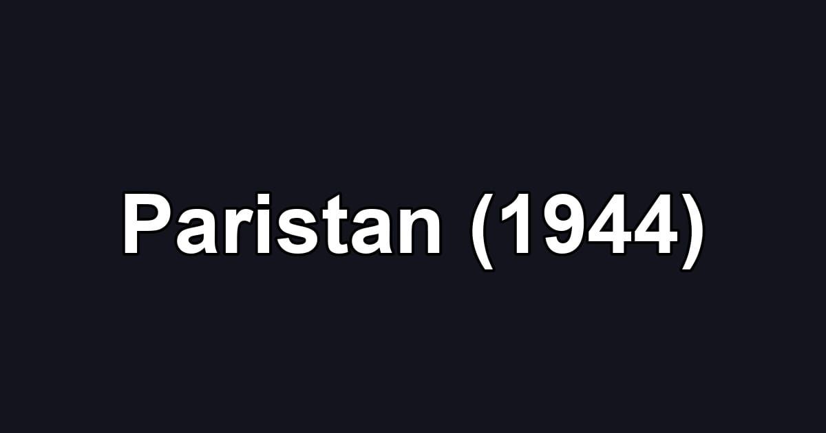 Paristan (1944)