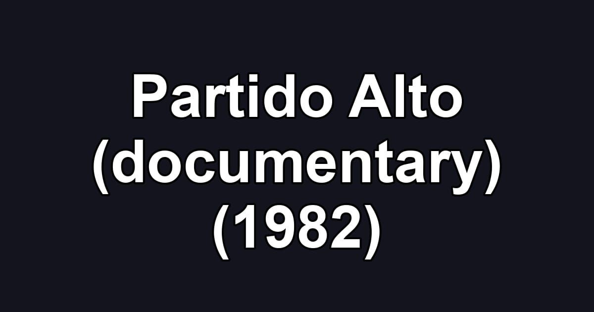 Partido Alto (documentary) (1982)