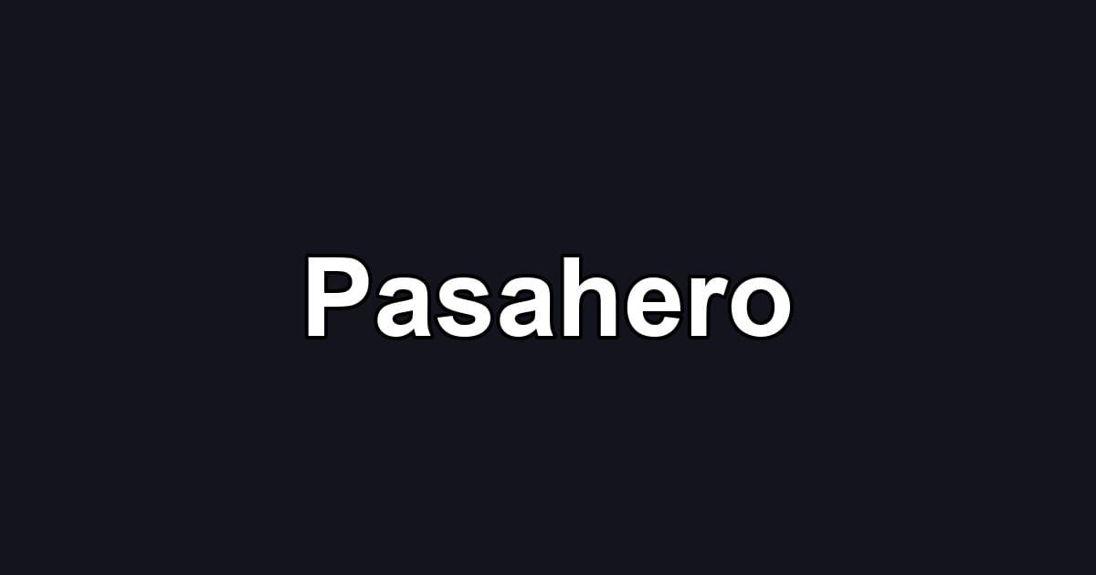 Pasahero