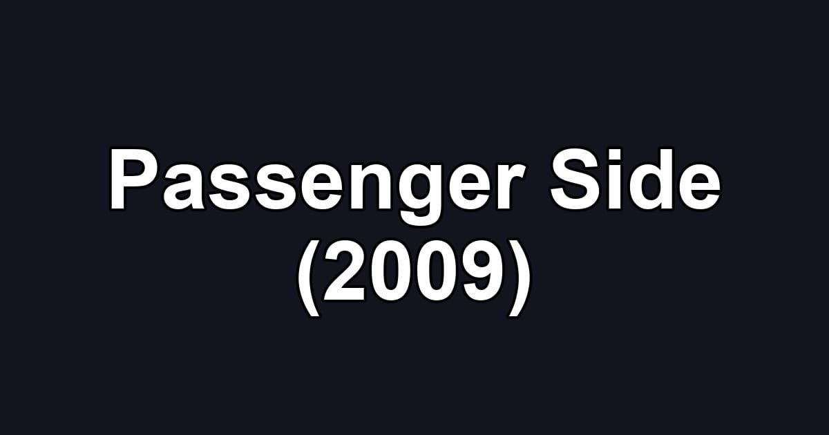 Passenger Side (2009)